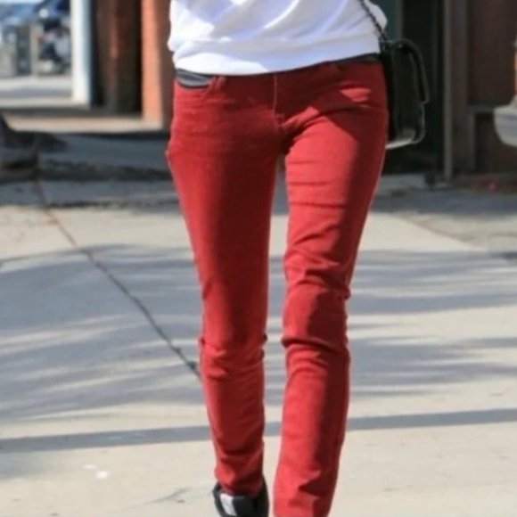 Blank NYC Light Red Skinny Pants - Picture 1 of 7